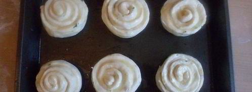 булочки аппетитные с сыром и ветчиной. Шаг 12