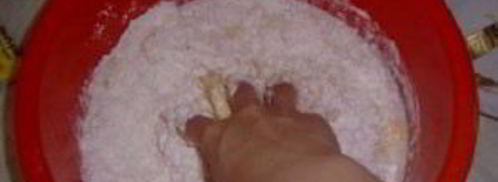 булочки с колбасой. Шаг 3