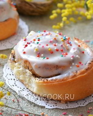 Булочки с маковой начинкой