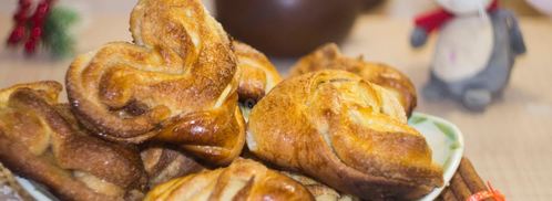 булочки с сахаром из дрожжевого теста с корицей. Шаг 26