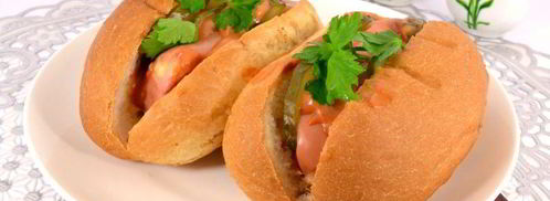 булочки с сардельками и сыром в микроволновке. Шаг 6