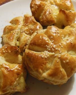 Булочки с ветчиной и сыром