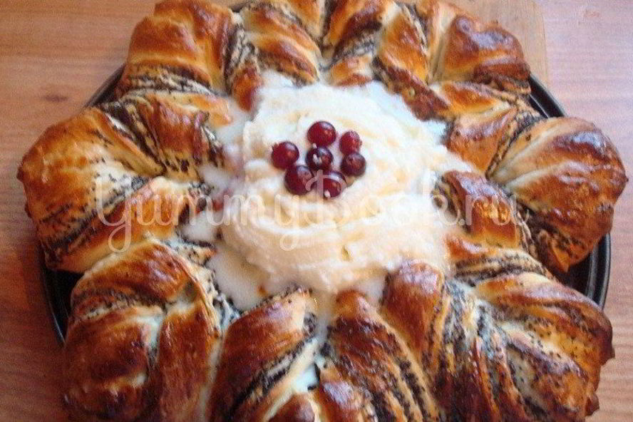 Рецепт булочки снежинки