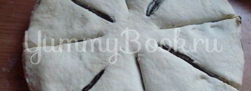 булочки снежинки. Шаг 3