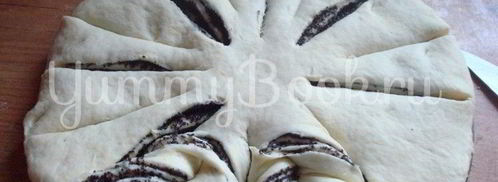 булочки снежинки. Шаг 5