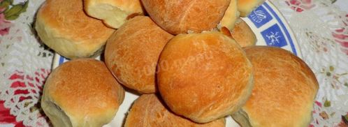 булочки со сгущенкой из дрожжевого теста. Шаг 14