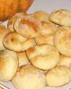 Булочки тыквенные, дрожжевые