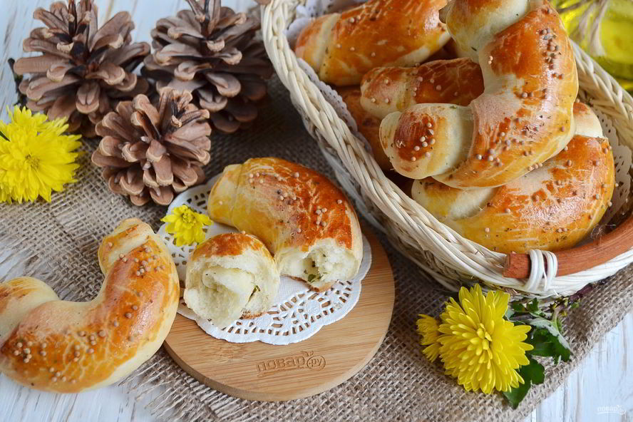 Рецепт круассаны-рогалики с прованскими травами