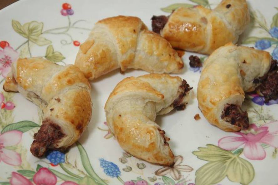 Рецепт мини-круассаны с оливками