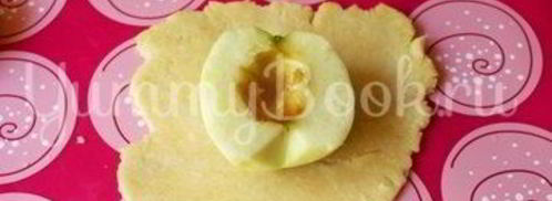 песочные булочки с яблоком. Шаг 4