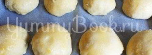 песочные булочки с яблоком. Шаг 7