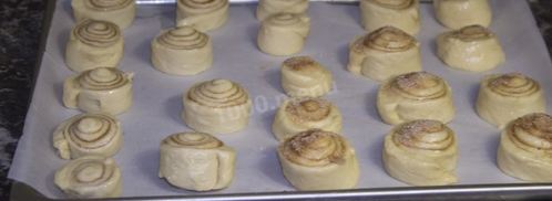 плюшки с сахаром из дрожжевого теста. Шаг 15