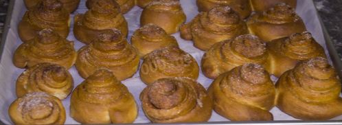 плюшки с сахаром из дрожжевого теста. Шаг 16