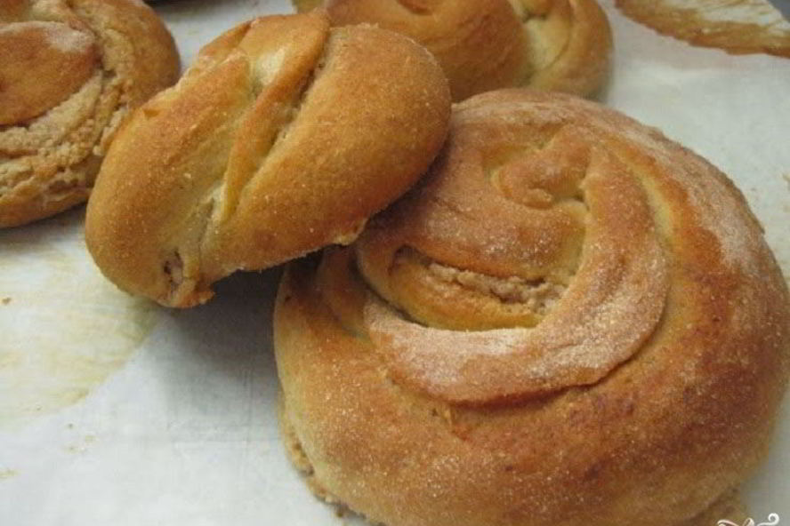 Рецепт постные булочки с корицей