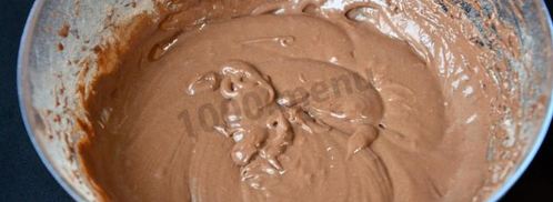 шоколадная королевская ватрушка с какао. Шаг 9