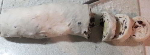 шоколадно-банановые булочки улитки. Шаг 11