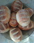 Сладкие ванильные сахарные булочки