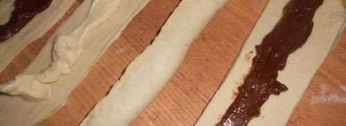 сырные булочки-улитки ассорти. Шаг 3