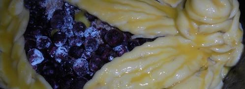 ватрушка с козьим творогом и черникой. Шаг 4