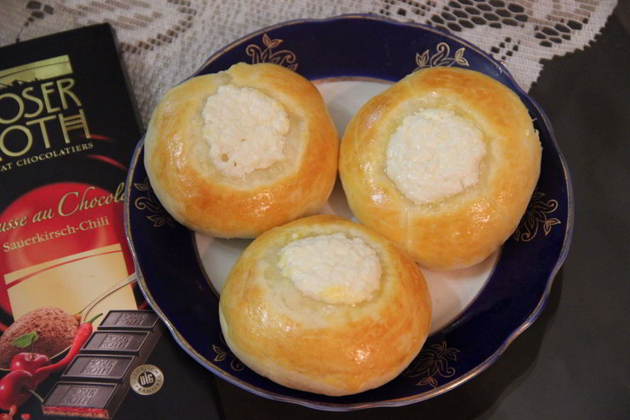 Рецепт ватрушки с творогом