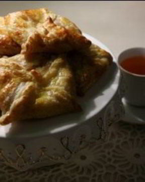 Венгерские ватрушки с карамелизированными грушами