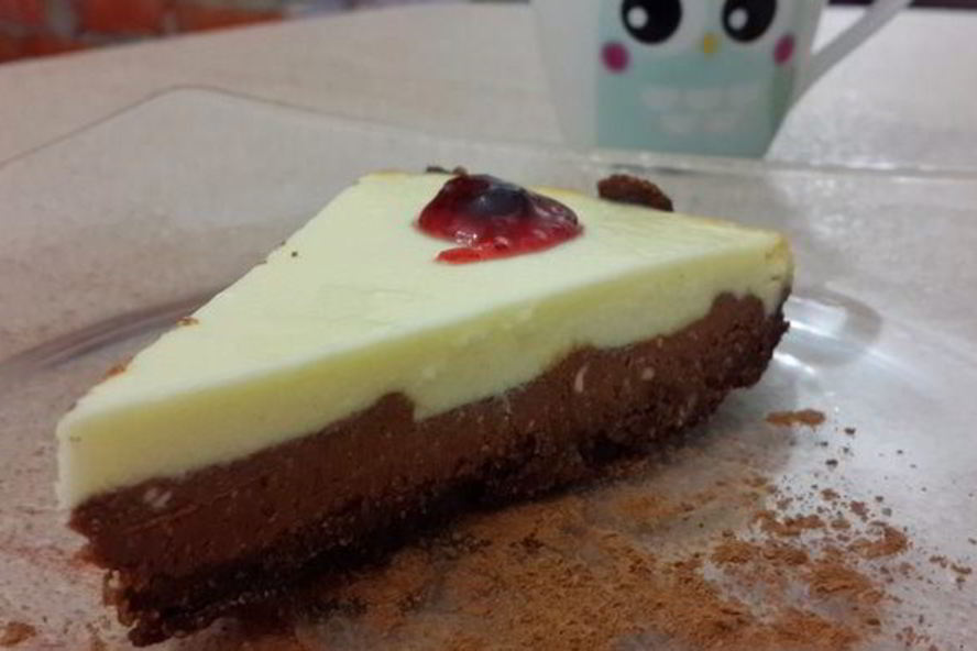 Рецепт чизкейк черно-белый