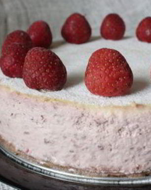 Чизкейк Клубника со сливками