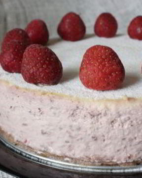 Чизкейк Клубника со сливками