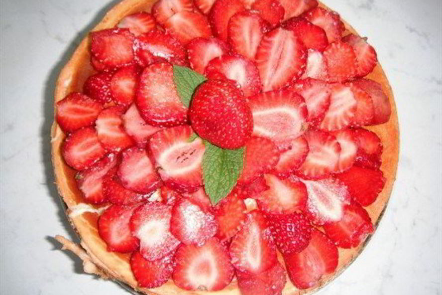 Рецепт чизкейк с клубникой и белым шоколадом