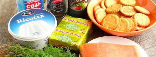 чизкейк с лососем. Шаг 4