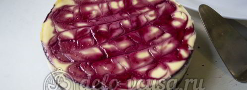 чизкейк с малиной. Шаг 11