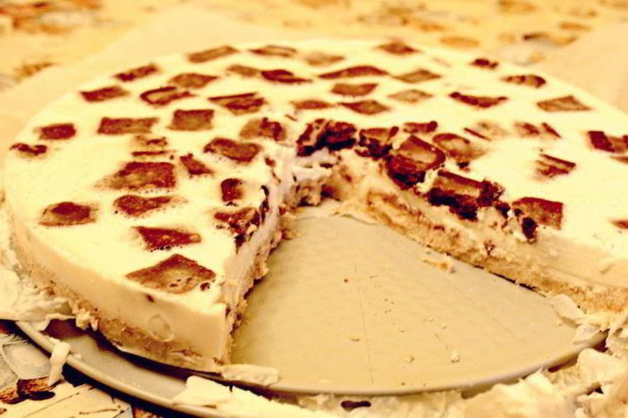 Рецепт чизкейк с шоколадным печеньем