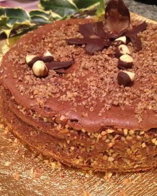 Чизкейк шоколадно-ореховый