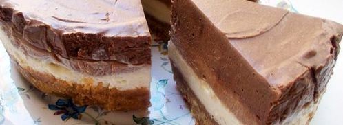 чизкейк три шоколада. Шаг 11