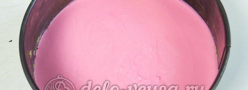 клубничный чизкейк с творогом без выпечки. Шаг 8