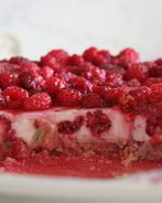 Малиновый чизкейк с творогом