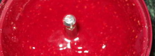 мраморный чизкейк с малиной и персиками. Шаг 2