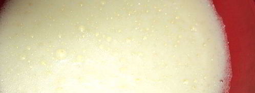 мраморный чизкейк с малиной и персиками. Шаг 3