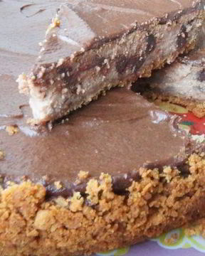 Шоколадный чизкейк Новогодний