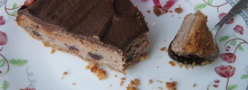 шоколадный чизкейк новогодний. Шаг 9