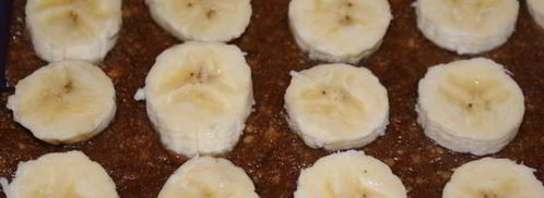 шоколадный чизкейк с бананами. Шаг 4