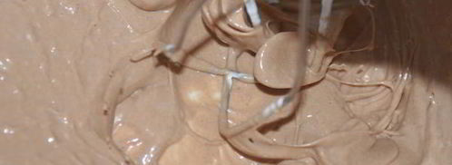 шоколадный чизкейк с бананами. Шаг 9