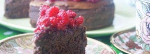 шоколадный чизкейк с малиной. Шаг 9