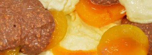 творожный чизкейк с абрикосами. Шаг 7