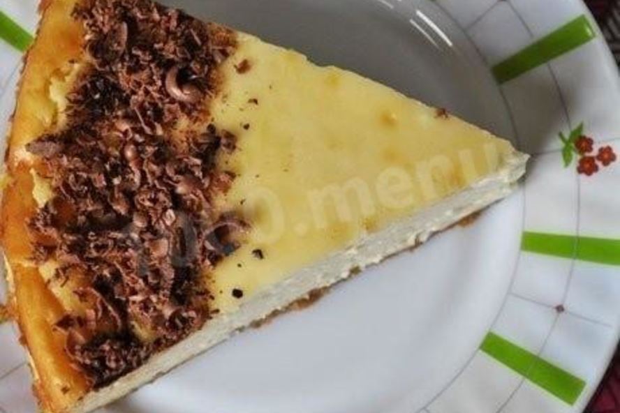 Рецепт творожный чизкейк со вкусом ванили