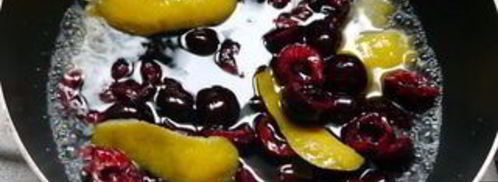 вишневый чизкейк с ароматом корицы. Шаг 3