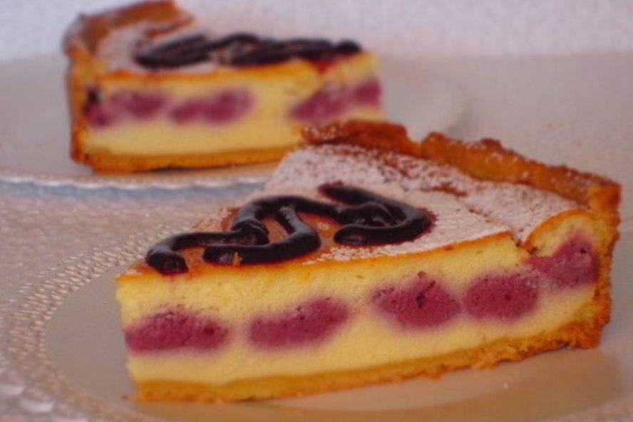 Рецепт воздушный чизкейк с лесными ягодами