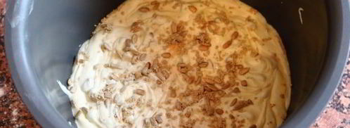 апельсиновый кекс с халвой в мультиварке. Шаг 12