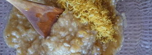 банановый кекс с кедровыми орешками и цедрой лимона. Шаг 10