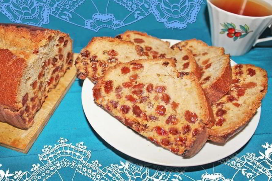 Рецепт чайный кекс с изюмом